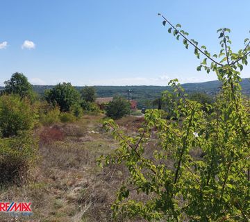 ISTRA, LABIN - OKOLICA, GRAĐEVINSKO ZEMLJIŠTE SA PREKRASNIM PANORAMSKIM POGLEDOM - cover