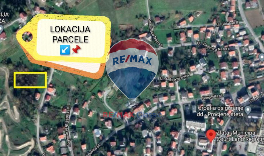 GRAĐEVINSKO ZEMLJIŠTE 1240M2, BREGI ZABOČKI - cover