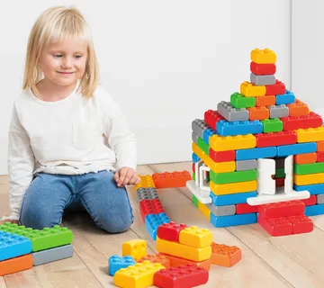 Marioinex set Junior kockica s prozorima i vratima 90kom. - cover