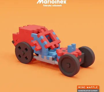 Marioinex set Waffle kockica konstruktor ekspert 141kom. - cover