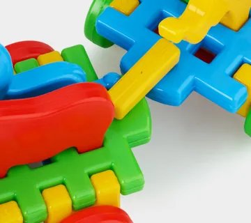 Marioinex set Waffle kockica vlak Mario 46kom. - cover