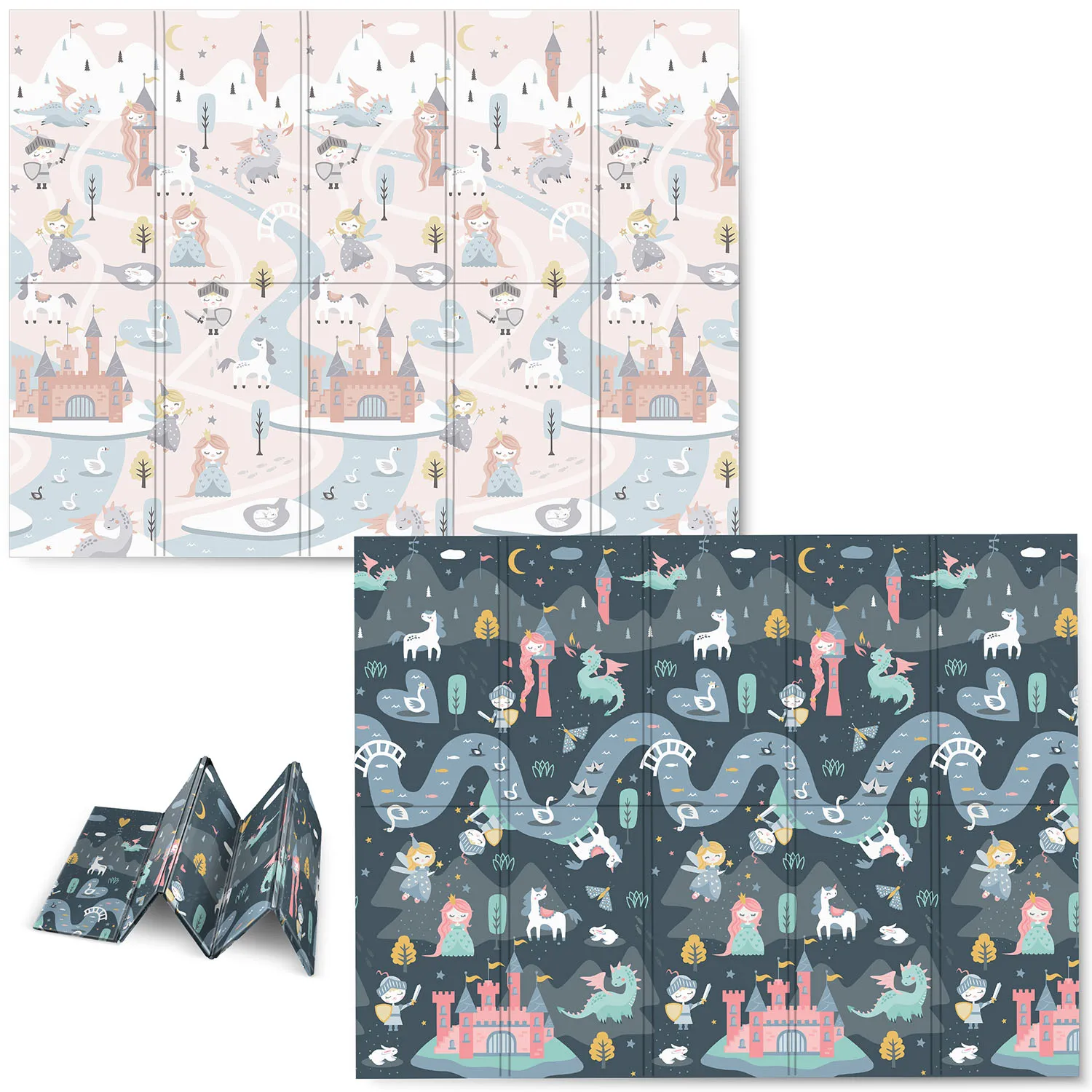 Nukido sklopiva pjenasta prostirka 200 x 150 x 1 cm - cover