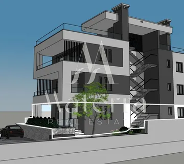 Vodice - 3-Soban Stan, Prvi Red Do Mora, Prizemlje, Zgrada 2