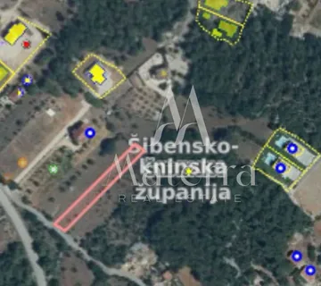 Dubrava - Građevinska Parcela, 2152m2, Pristupni Put - Dubrava kod Šibenika, Šibenik