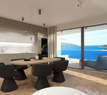 LUX NOVOGRADNJA, ZGRADA(S), STAN 1 - 110,69m2 SA BAZENOM - Grebaštica, Šibenik