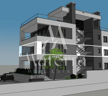 Vodice - 3-Soban Stan, Prvi Red Do Mora, Prvi Kat, Zgrada 2