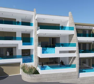 Novogradnja, Zgrada (j) 1. Kat – Stan 91,33 Sa Bazenom, Pogled - Grebaštica, Šibenik