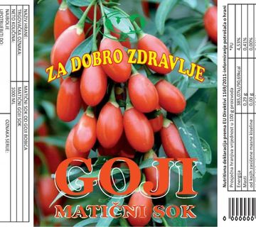 Matični sok Goji 0,2 l  - cover