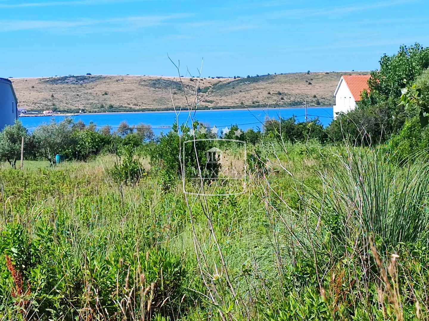 Ljubač - građ. zem. 1983 m2 pogled lokacija! 375000€ - cover