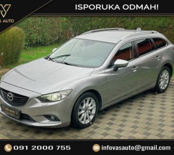 ⭐️NOVO⭐️MAZDA 6 SKYACTIV-D 2.2⭐️AUTOMATIK, REG 12/2024., NOVE GUME✅ - cover