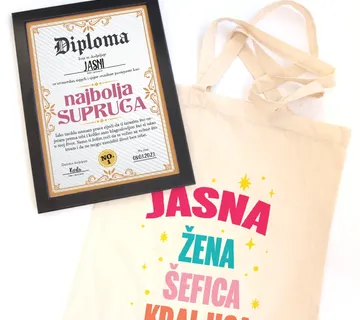 Personalizirana diploma i vrećica - cover