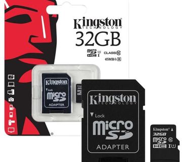 MEMORIJSKA KARTICA KINGSTON MIKRO SD 32GB CLASS 10 - cover