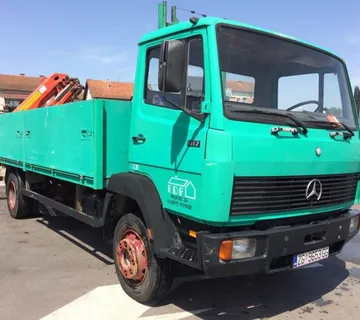 Mercedes 1117 sanduk + kran Palfinger PK 7000, 1988 god. - cover