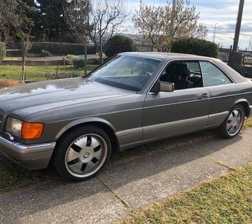 Mercedes 500 SEC, 1988 godina, 185000 km,1.vlasnik, stanje super - cover