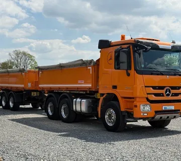 Mercedes benz Actros 2644 kiper + kiper prikolica, 2014 god. - cover