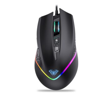 Gaming mouse Aula F805, Optical, 7D, RGB, Black - cover