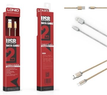 MICRO USB KABEL LDNIO LS17 SREBRNI - cover