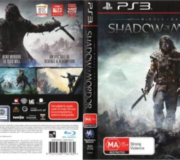 Middle-Earth: Shadow of Mordor - PS3 - cover