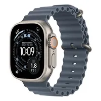 Apple Watch Ultra 3 Cellular 49mm Natural Titanium Case with Anchor Blue Ocean Band - Zagreb