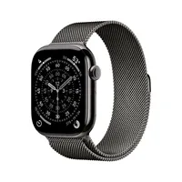 Apple Watch S11 Cellular 42mm Slate Titanium Case with Slate Milanese Loop - Zagreb