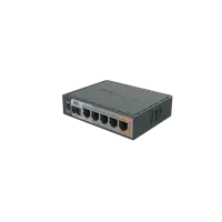 MikroTik hEX S, Router, 256MB RAM, 5×G-LAN, SFP, USB, microSD, PoE-out-port #5, RouterOS L4 (RB760iGS) - Zagreb
