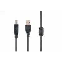 Kabel USB A 2.0 - USB B 1.8m (printer kabel) Gembird crni P/N: CCF-USB2-AMBM-6 - Zagreb