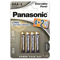 PANASONIC baterije AAA LR03EPS/6BP 4+2F, Alkaline Everyday Power - Zagreb