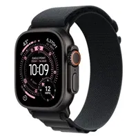 Apple Watch Ultra 3 Cellular 49mm Black Titanium Case with Black Alpine Loop - Small - Zagreb