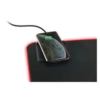 Podloga za miš DELTACO GAMING Extra wide RGB mouse pad with wireless charging, neoprene 10W fast charge, 900x400 - Zagreb