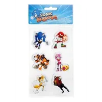 Sonic Boom 6pce Eraser Pack Polybag/header - Zagreb