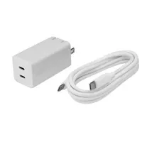 Adapter AC Punjač ASUS AC65-05 GaN, 65W PD, 2xUSB-C, kabel, bijeli, 90XB09AN- BPW010 - Zagreb