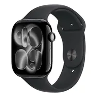 Apple Watch S11 Cellular 46mm Jet Black Aluminium Case with Black Sport Band - M/L - Zagreb