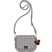 Loungefly Disney Minnie Sm Grey Aop Xbody Bag - Zagreb