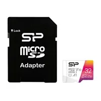 Memorija SD Micro Card, 32GB Silicon Power Elite 2, Class10, UHS-I U1, A1, V10 + adapter SD, SP032GBSTHBV1V20SP - Zagreb