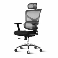 Ergonomski uredski stolac SMART BASIC 04IW crno-siva - Zagreb