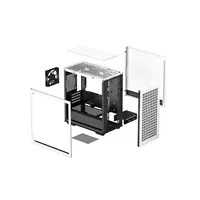 Kućište DeepCool CH370, mATX, Bez napajanja, Kaljeno staklo, Bijela, R-CH370-WHNAM1-G-1 - Zagreb