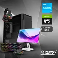 Avenio ProGamer Intel Core i3 12100 4.30GHz 16GB 512GB SSD NVMe W11P nVidia GeForce RTX 3050 6GB GDDR6 + Monitor + Gaming set P/N: 02243327 - Zagreb