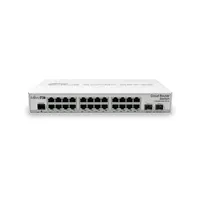 MikroTik Cloud Router Switch CRS326-24G-2S+IN, 512MB RAM, 24xG-LAN, 2xSFP+, RouterOS L5 or SwitchOS (dual boot), desktop case - Zagreb