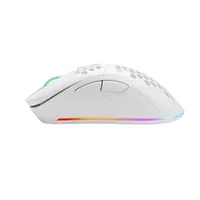 Miš DELTACO GAMING WM80 Wireless lightweight RGB gaming mouse, white - Zagreb
