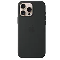 Apple iPhone 16 Pro Max Silicone Case with MagSafe - Black - Zagreb
