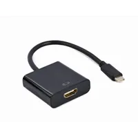 Adapter USB C (M) - HDMI (Ž) Gembird 4K 30Hz, 15cm, crni, A-CM-HDMIF-03 - Zagreb
