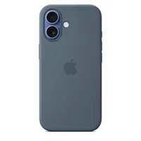 Apple iPhone 17 Silicone Case with MagSafe - Anchor Blue - Zagreb
