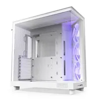 Kućište NZXT H6 Flow RGB, bijelo bez napajanja, ATX, CC-H61FW-R1 - Zagreb