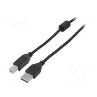 Kabel USB A 2.0 - USB B 3m (printer kabel) Gembird crni, CCF-USB2-AMBM-10 - Zagreb