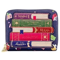 Loungefly Disney Princess Books Aop Faux Leather Zip Around - Zagreb