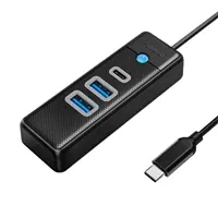 USB C Hub Orico 2x USB 3.0, 1x USB C, 5Gbps, PWC2U-C3-015-BK-EP - Zagreb