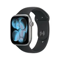 Apple Watch S11 Cellular 42mm Space Grey Aluminium Case with Black Sport Band - M/L - Zagreb