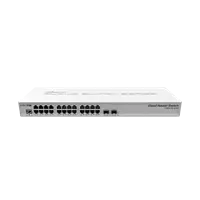 MikroTik Cloud Router Switch CRS326-24G-2S+RM, 512 RAM, 24xG-LAN, 2xSFP+, RouterOS L5 or SwitchOS (dual boot), 1U rackmount - Zagreb