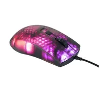 Miš DELTACO GAMING DM310 Semi-Transparent RGB Ultralight Gaming Mouse, black - Zagreb
