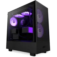 Kućište NZXT H5 Flow, ATX, Bez napajanja, Kaljeno staklo, RGB, Crna, CC-H51FB-R1 - Zagreb